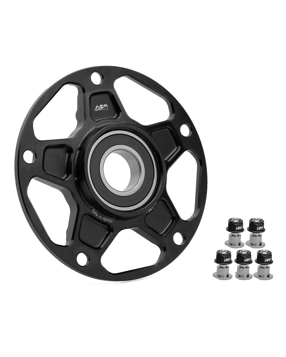 AEM FACTORY ドゥカティパニガーレv4用スプロケットキャリア AEM FACTORY Aluminum Quick Change Carrier for Ducati Pangiale